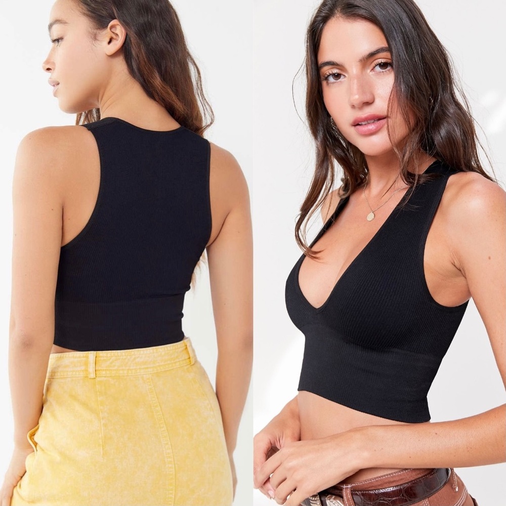 2 for $30!! Hailey Seamless Plunging Bra Top